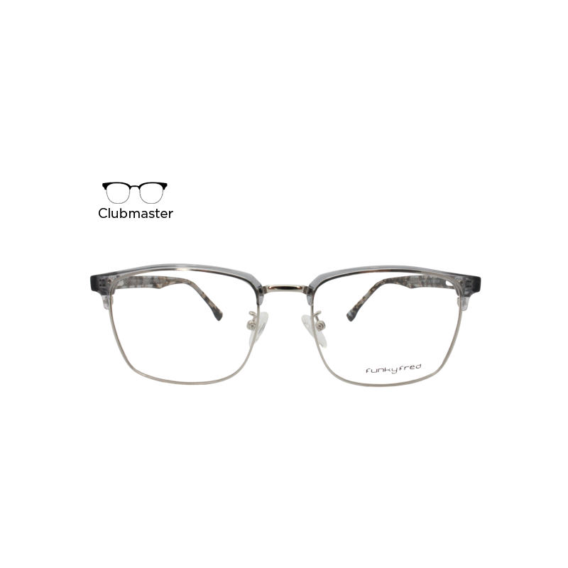 Lente Oftálmico Funky Fred Eyewear A2221F Gris con plata