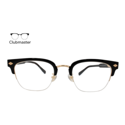 Lente Oftálmico Marina Eyewear PG2058C1 Negro con dorado