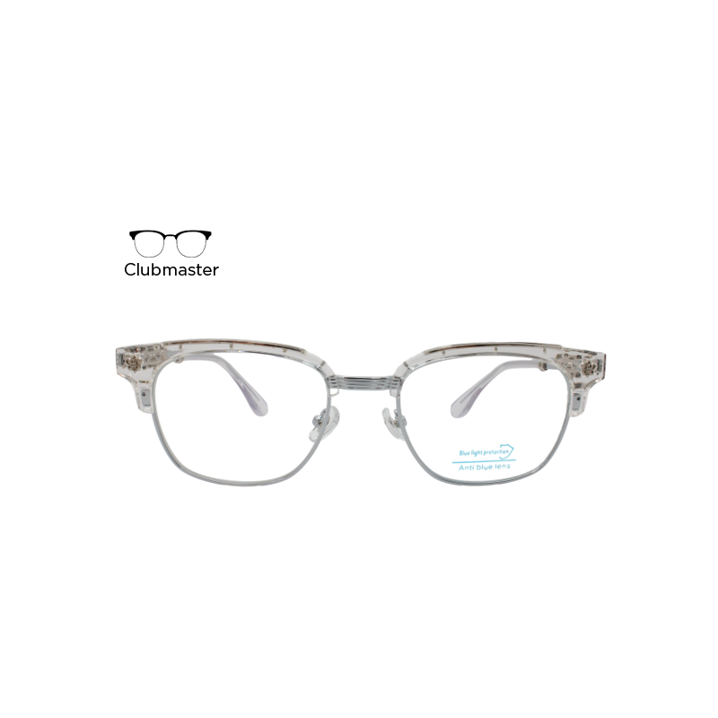 Lente Oftálmico Marina Eyewear PG52C6 Transparente con plata