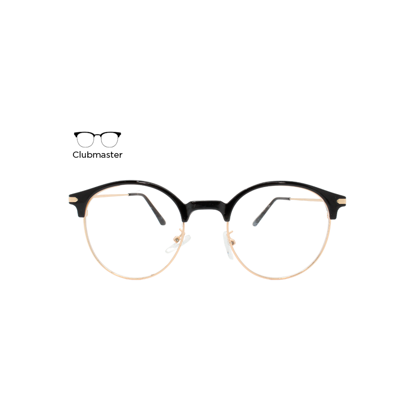 Lente Oftálmico Cool Mirror 10334 Negro con dorado