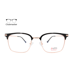 Lente Oftálmico Defile Eyewear D2017TJ Negro con dorado