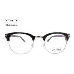 Lente Oftálmico St Bar Eyewear STB08342 Negro con plata