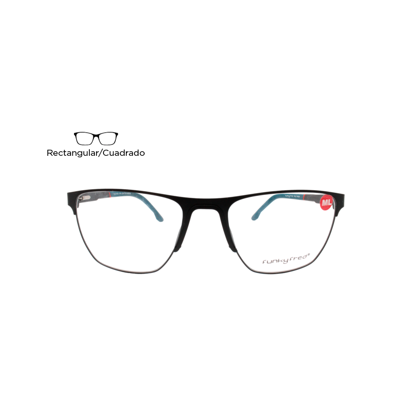 Lente Oftálmico Funky Fred Eyewear ACTIVE117MD56 Negro