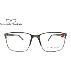 Lente Oftálmico Funky Fred Eyewear FF1214MD58 Plata mate