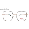 Lente Oftálmico Alex Eyewear ALEXF348D57 Plata