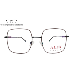 Lente Oftálmico Alex Eyewear F348D57 Negro