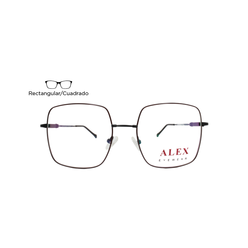 Lente Oftálmico Alex Eyewear F348D57 Negro