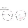 Lente Oftálmico Alex Eyewear F348D57 Negro