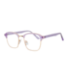 Lente Oftálmico Wharton W9087 Morado con dorado
