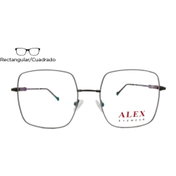 Lente Oftálmico Alex Eyewear F348 Plata