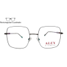Lente Oftálmico Alex Eyewear F348 Plata