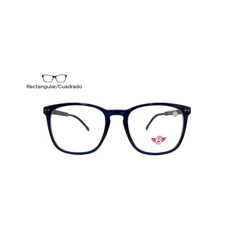 Lente Oftálmico M Opticals M14111 Azul