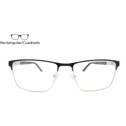 Lente Oftálmico Funky Fred Eyewear 2003M Dorado con negro