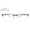 Lente Oftálmico Funky Fred Eyewear 2003M Dorado con negro