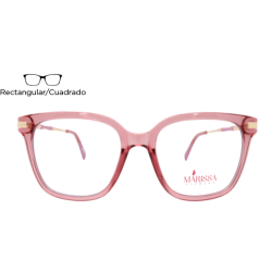 Lente Oftálmico Marissa Eyewear 2129 Rosa con dorado