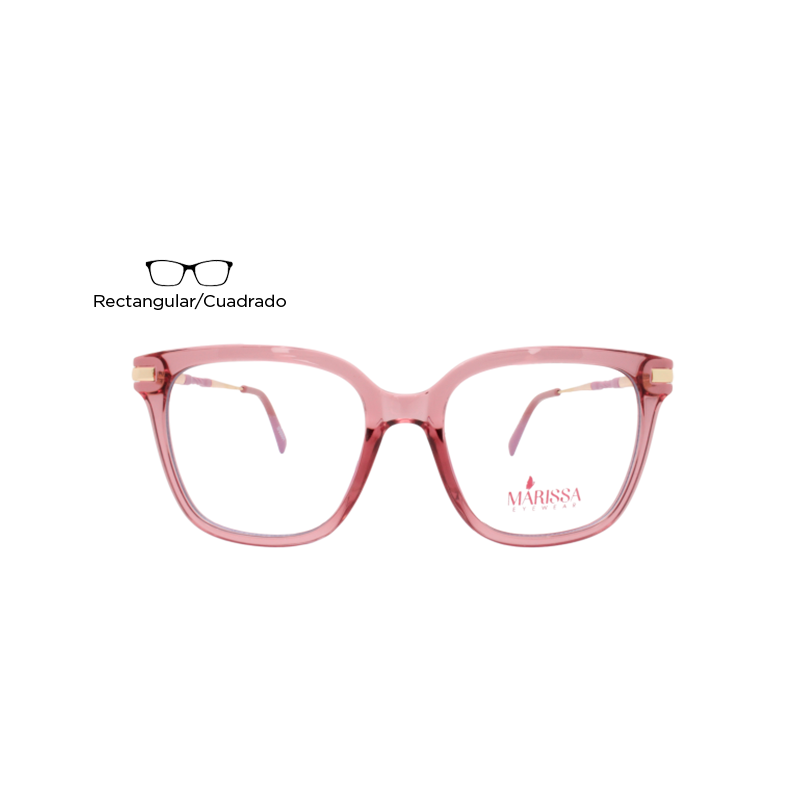 Lente Oftálmico Marissa Eyewear 2129 Rosa con dorado