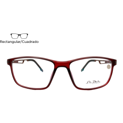 Lente Oftálmico St Ban Eyewear STB0654 Tinto Mate