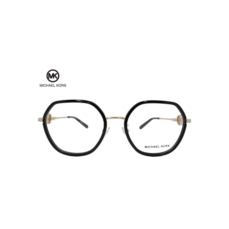 Lente Oftálmico marca Michael Kors MK3057 Negro con dorado