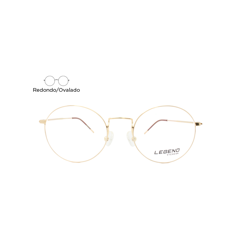 Lente Oftálmico Legend Eyewear LEG0538 Dorado
