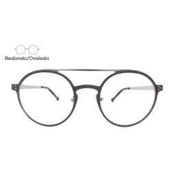 Lente Oftálmico Pretty Girl Eyewear 8028C033 Gris mate