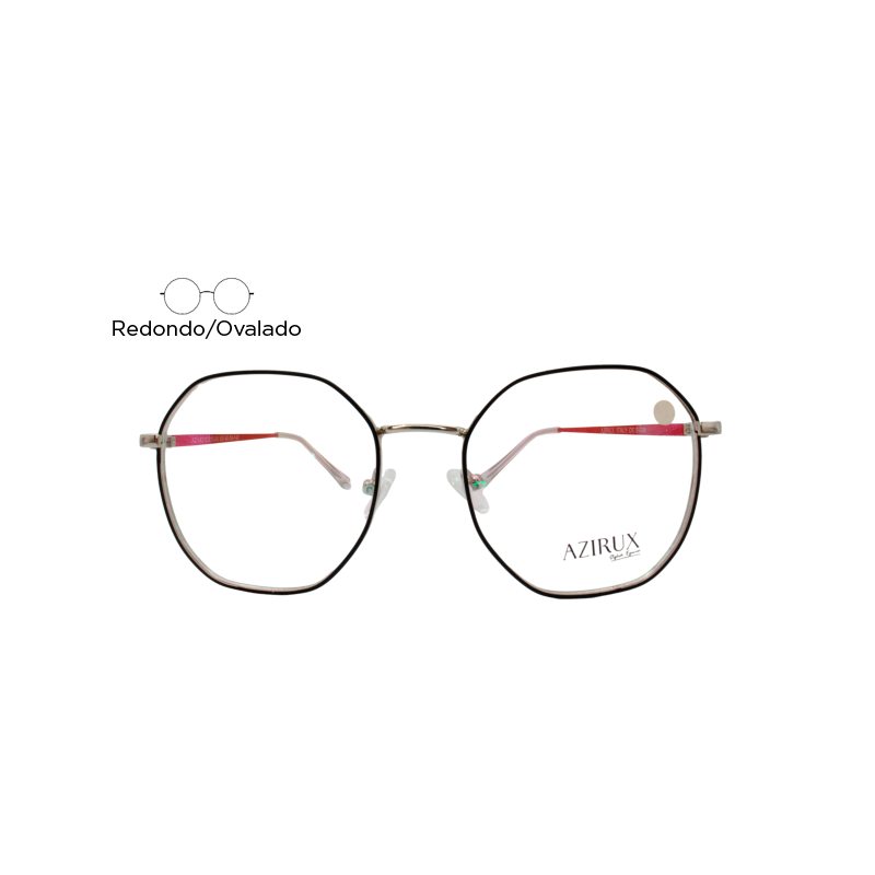 Lente Oftálmico Azirux AZM21D21005 Plata con negro