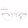 Lente Oftálmico Olive People ROUND009 Rojo con plata