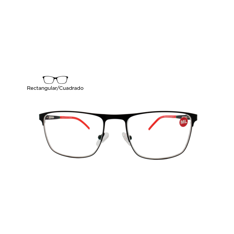Lente Oftálmico Funky Fred Eyewear ACTIVE201MMBLKBUR Negro mate