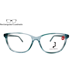 Lente Oftálmico Olive People B502A142BLUE Azul
