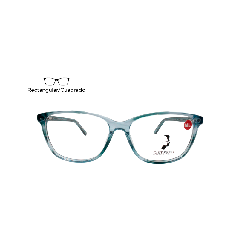 Lente Oftálmico Olive People B502A142BLUE Azul