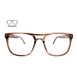 Lente Oftálmico Lativ LVG11C3 Café