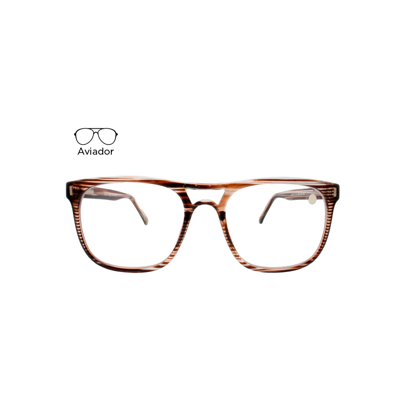 Lente Oftálmico Lativ LVG11C3 Café
