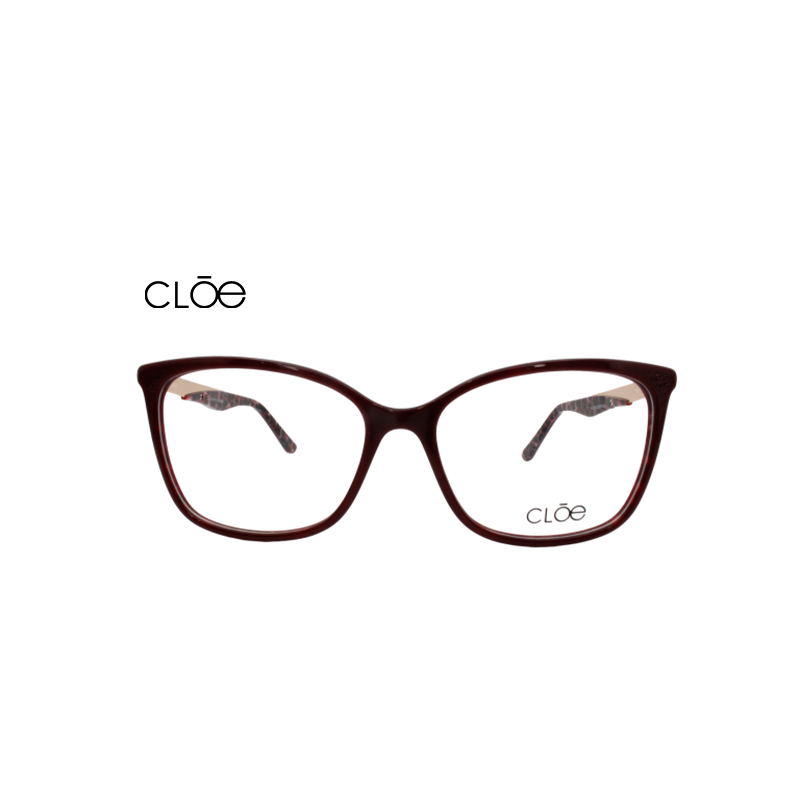 Lente Oftálmico marca Cloe VLE304150BRG Tinto con dorado