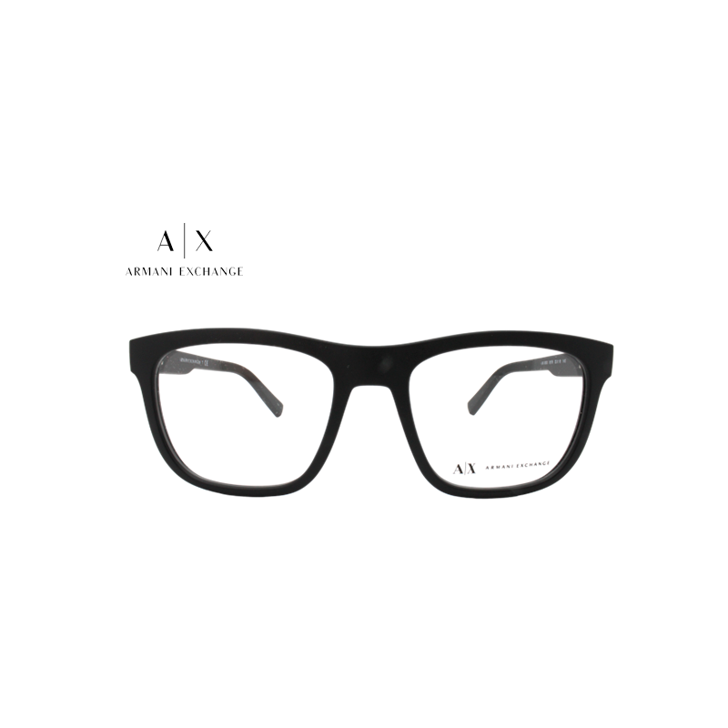 Lente Oftálmico marca Armani Exchange AX3050 Negro mate