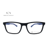 Lente Oftálmico marca Armani Exchange AX3067 Negro mate con azul