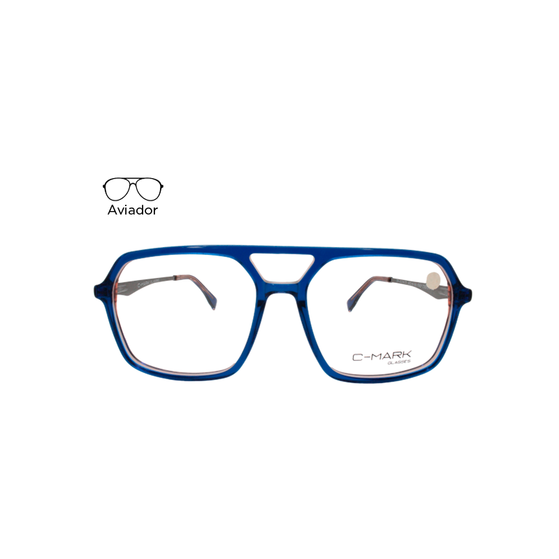 Lente Oftálmico C - Mark CMJ223A4707 Azul
