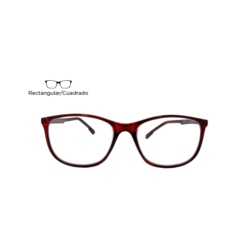 Lente Oftálmico Quarter Square QSJ19P0807 Tinto