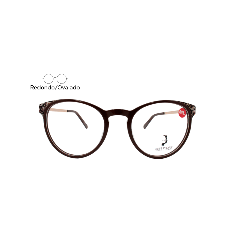 Lente Oftálmico Olive People 003C5 Tinto