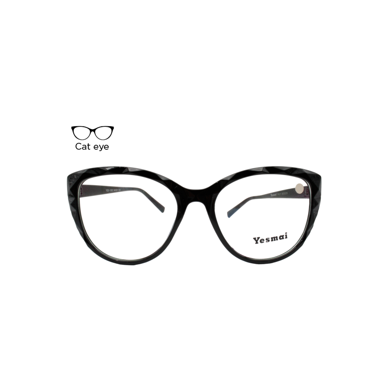 Lente Oftálmico Yesmai YES1002 Negro
