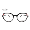 Lente Oftálmico marca Cloe VLE303910BLK Negro con rojo
