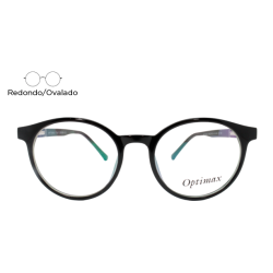 Lente Oftálmico Optimax PASTA014 Negro
