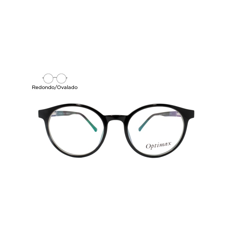 Lente Oftálmico Optimax PASTA014 Negro