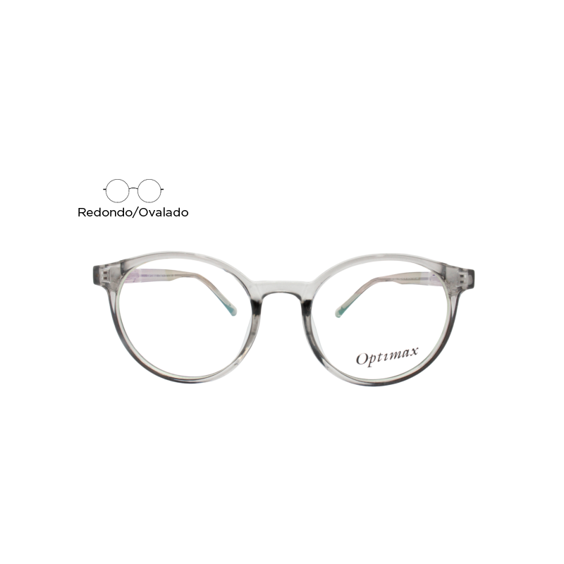 Lente Oftálmico Optimax PASTA014 Gris transparente