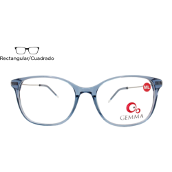 Lente Oftálmico Gemma GEMFAMOSA11C1 Azul transparente