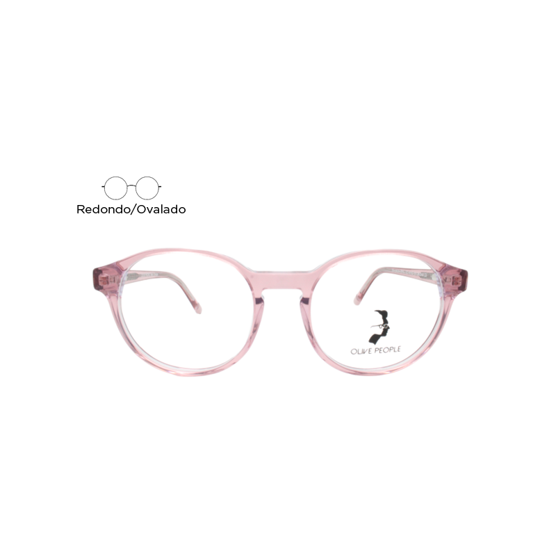Lente Oftálmico Olive People SMALL022 Rosa transparente