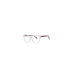 Lente Oftálmico Rowan 2023020 Transparente con morado