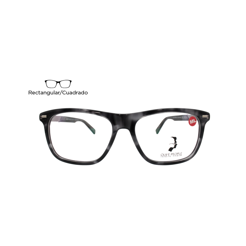 Lente Oftálmico Olive People MA2005BLKDEMI Gris carey
