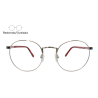 Lente Oftálmico Olive People ROUND009 Tinto con plata